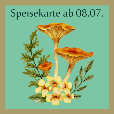 Unsere neue Speisekarte